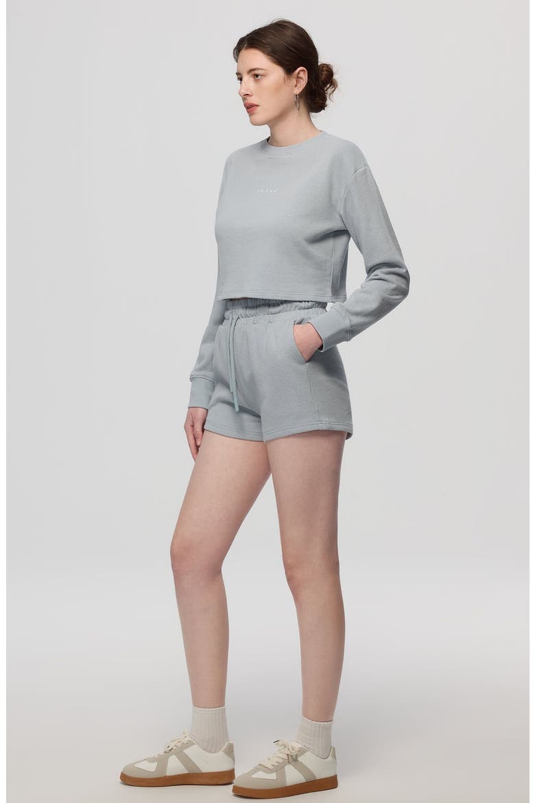 Hemp Essentials French Terry Shorts, Main, color, Blue
