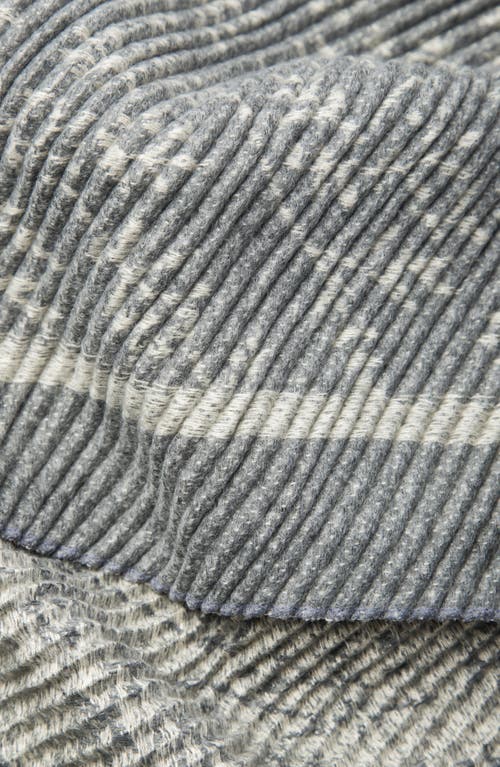 Saachi Crinkled Scarf In Charcoal