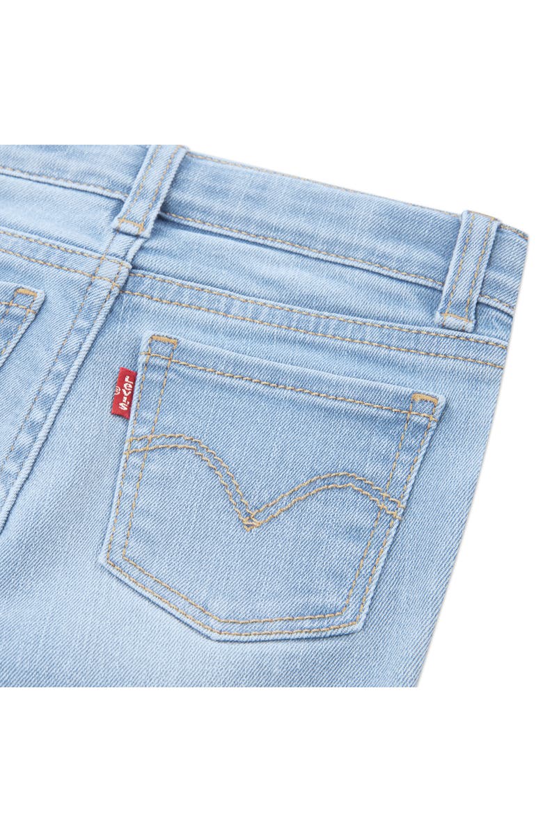 Levi's Faux Shearling Vest, Long Sleeve T-Shirt & Flare Jeans, Alternate, color, Chocolate