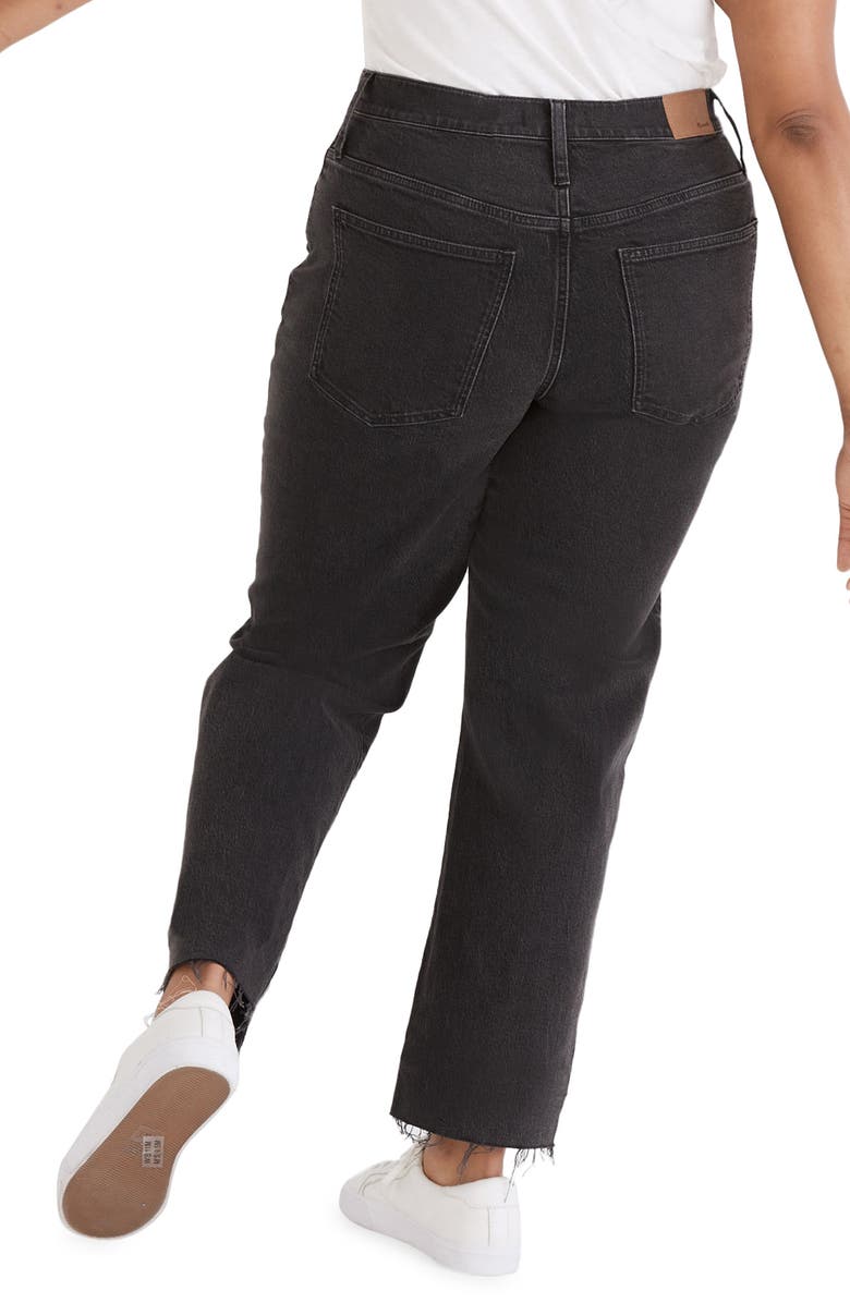 Madewell The Perfect Vintage Raw Hem Straight Leg Jeans | Nordstromrack