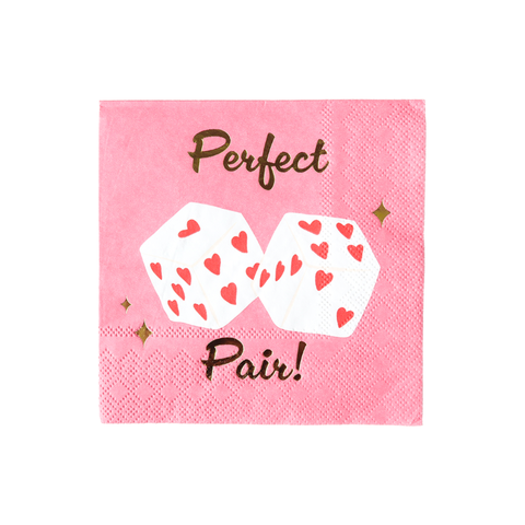 Perfect Pair Valentine's Day Cocktail Napkins