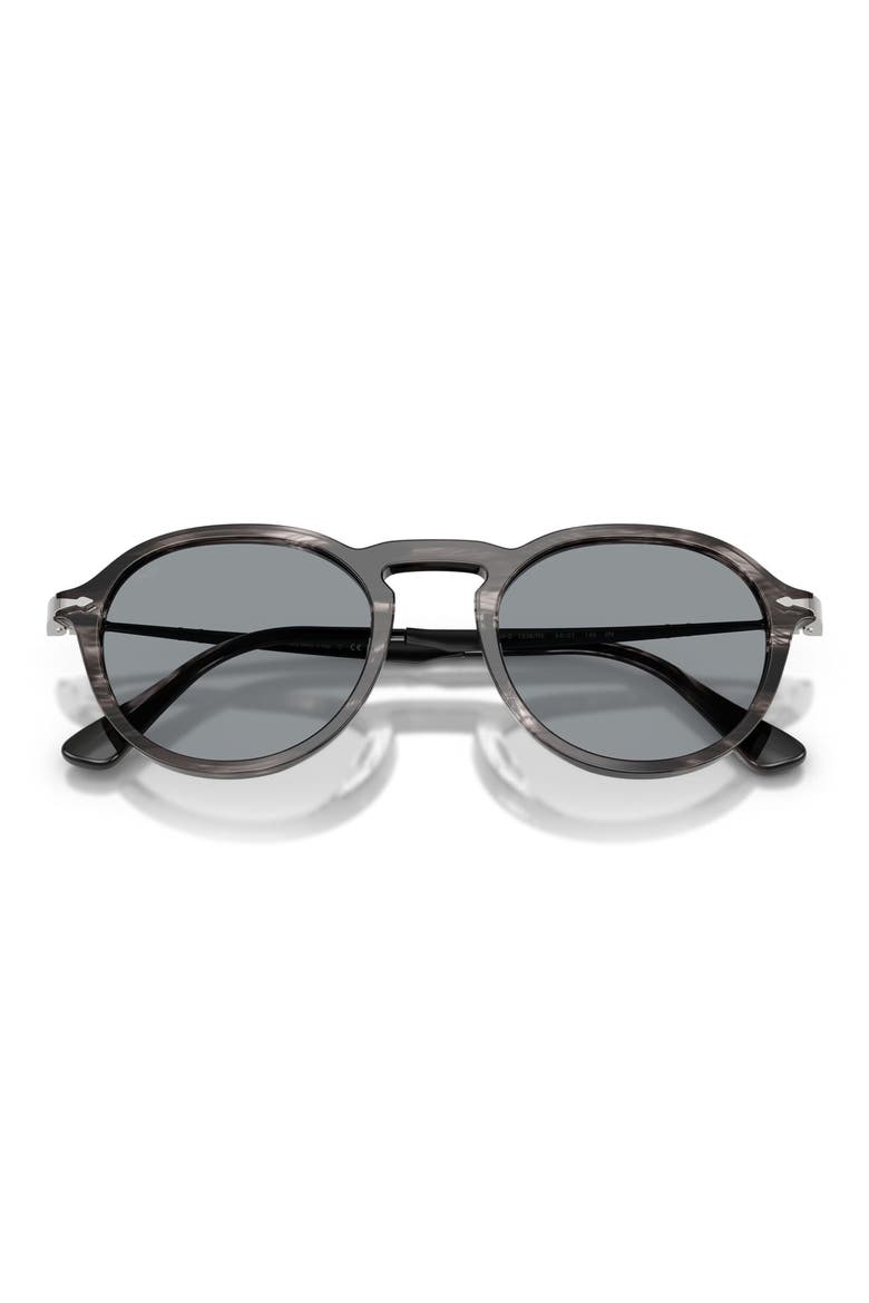 54mm Phantos Sunglasses, Alternate, color, STRIPED BLACK AND GREY / BLUE