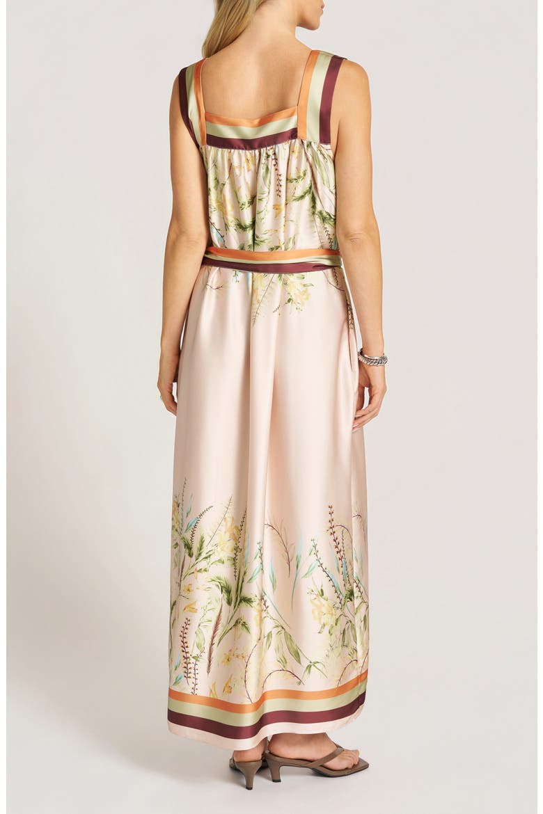 Avira Printed Maxi Dress, Alternate, color, NATURAL