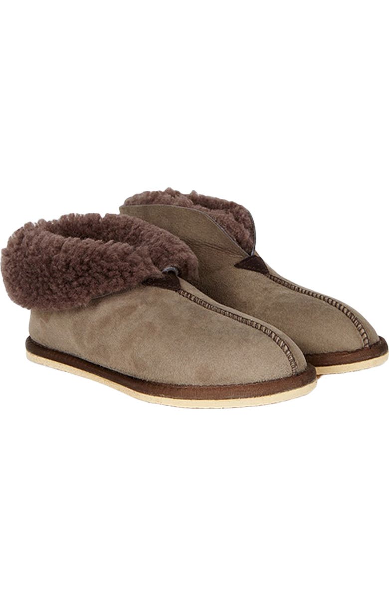Celtic
Co. Ladies
Shearling Bootee Slippers, Main, color, Vole