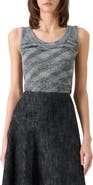Akris punto Space Dye Merino Wool Rib Sweater Tank