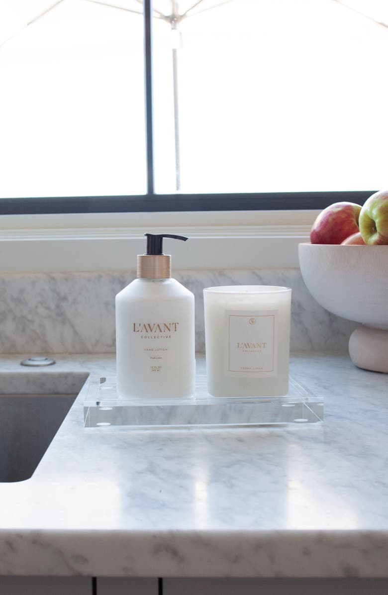 L'AVANT Collective Lucite<sup>®</sup> Acrylic Tray, Alternate, color, White