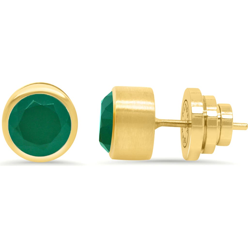 Dean Davidson Signature Midi Knockout Stud Earrings In Green