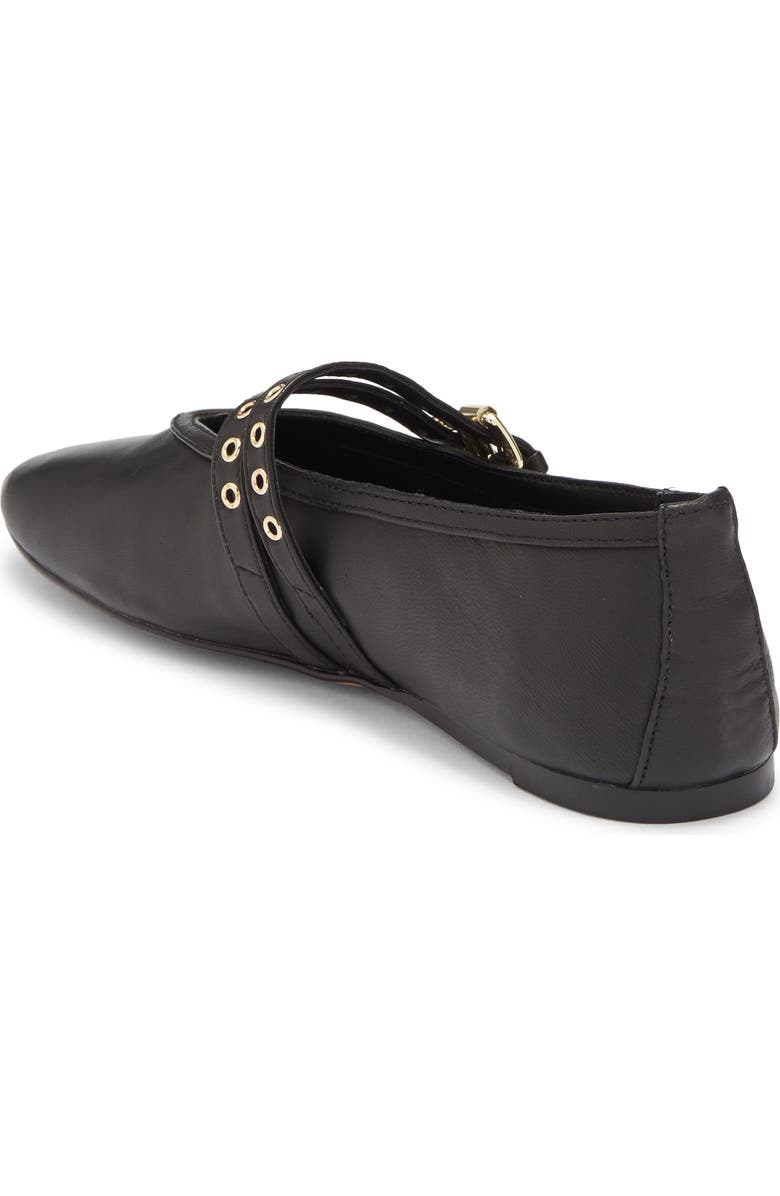 Steve Madden Lydia Flat, Alternate, color, Black Leather