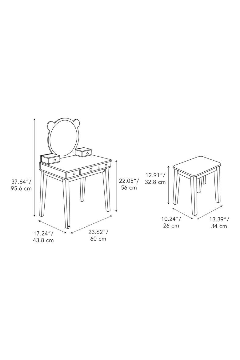 Forest Dressing Table, Alternate, color, MULTI
