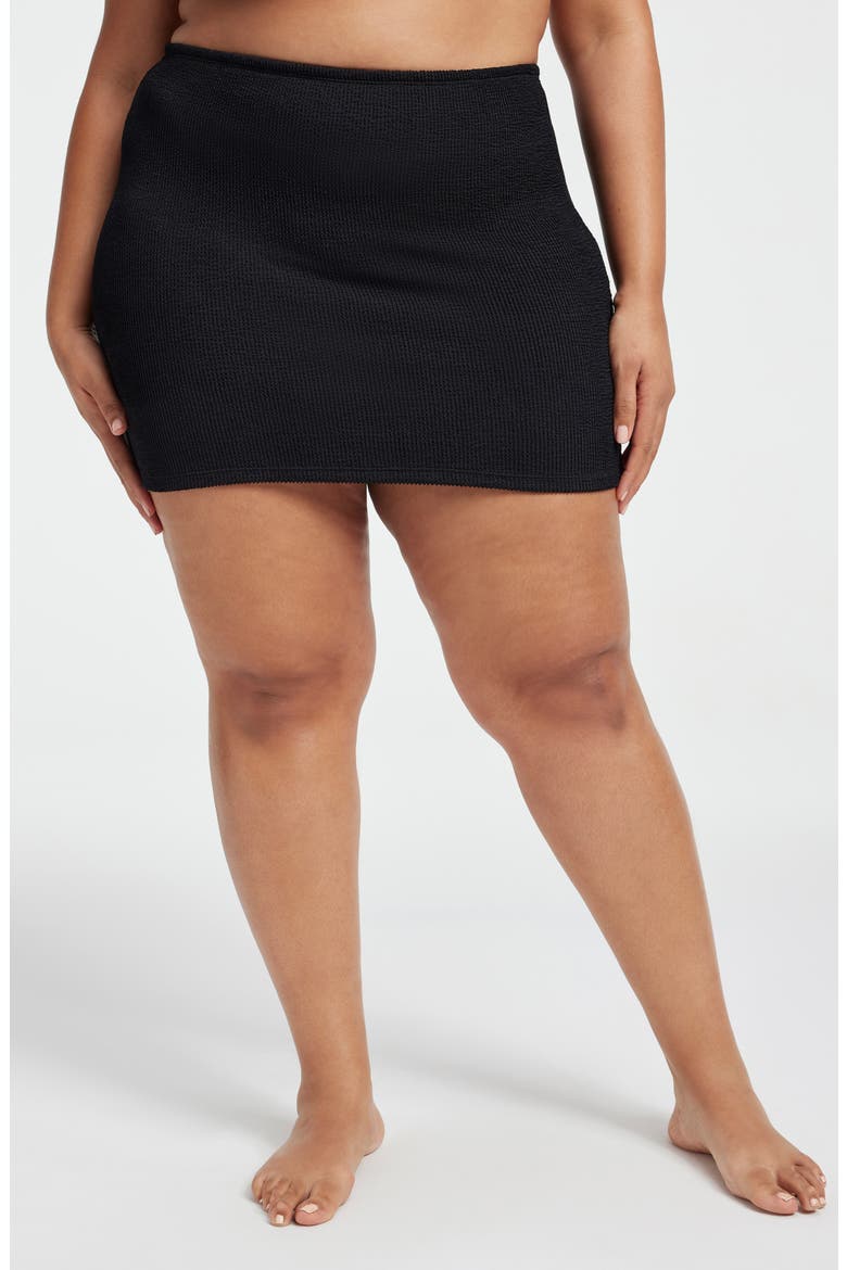 Always Fits Cover-Up Miniskirt, Alternate, color, BLACK001