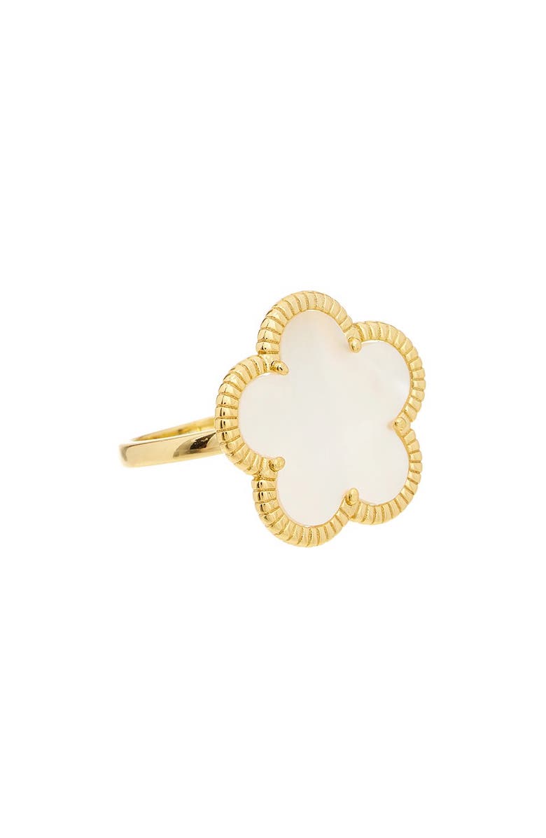 Juvell Mother-of-Pearl Floral Ring, Main, color, 