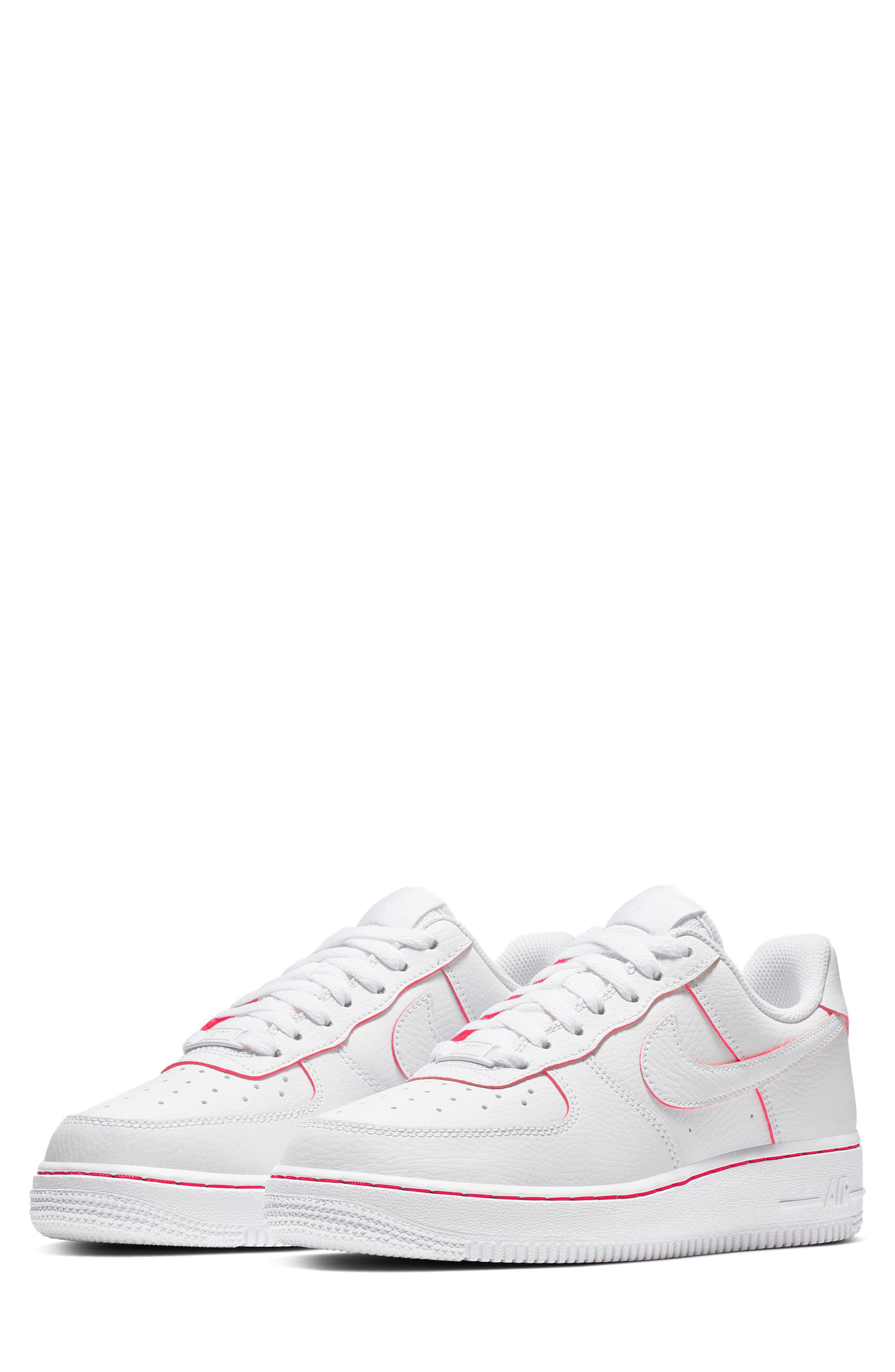 Air Force 1 LO Sneaker, Main, color, WHITE/ WHITE