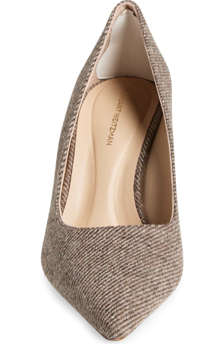 Stuart Weitzman Stuart Super Sculpt Pointed Toe Pump, Alternate, color, Taupe
