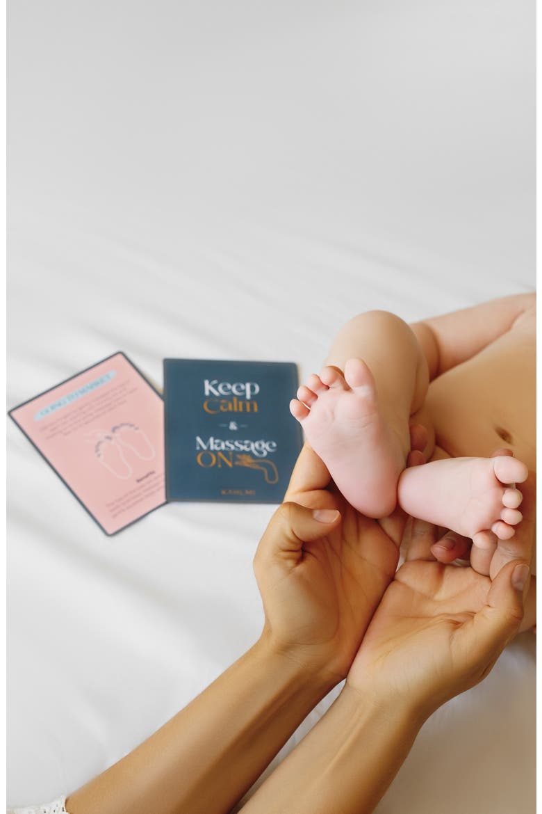 Baby Massage Cards, Alternate, color, BLUE