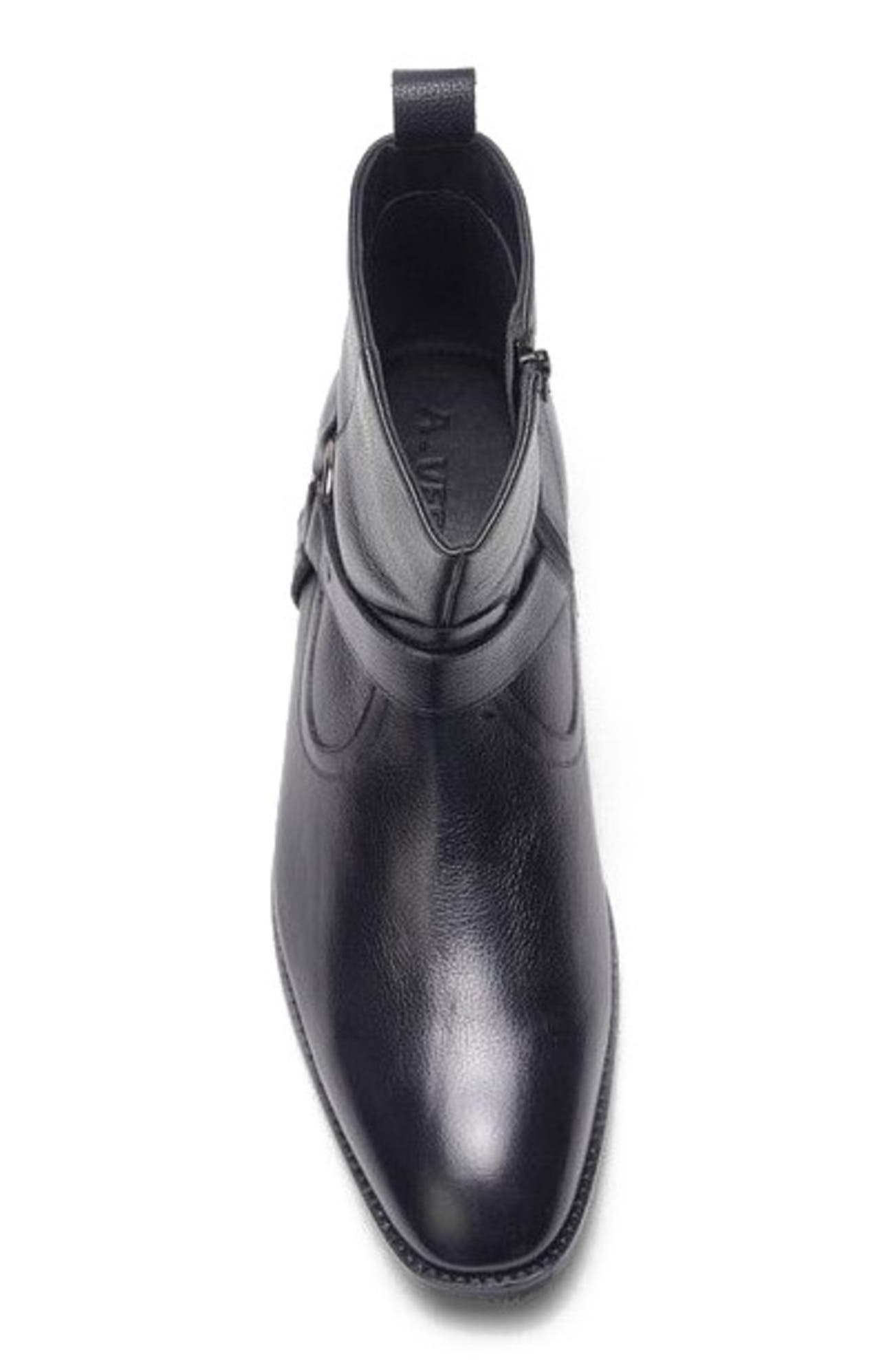 A. Veer Westin Harness Boot, Alternate, color, Black Leather