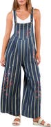 Billy T In Full Bloom Denim Overalls