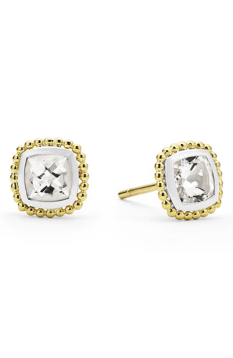 Rittenhouse White Topaz Stud Earrings