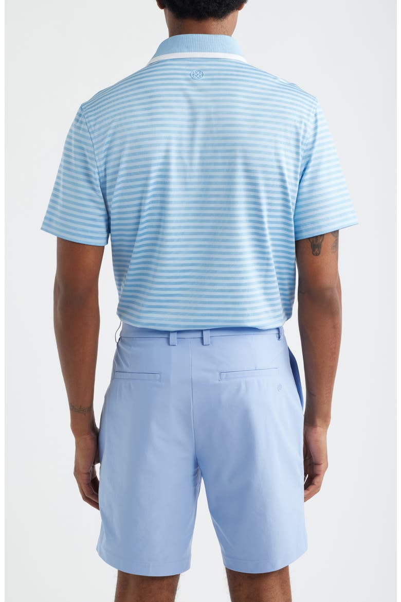 Stripe Mesh Golf Polo, Alternate, color, BAJA