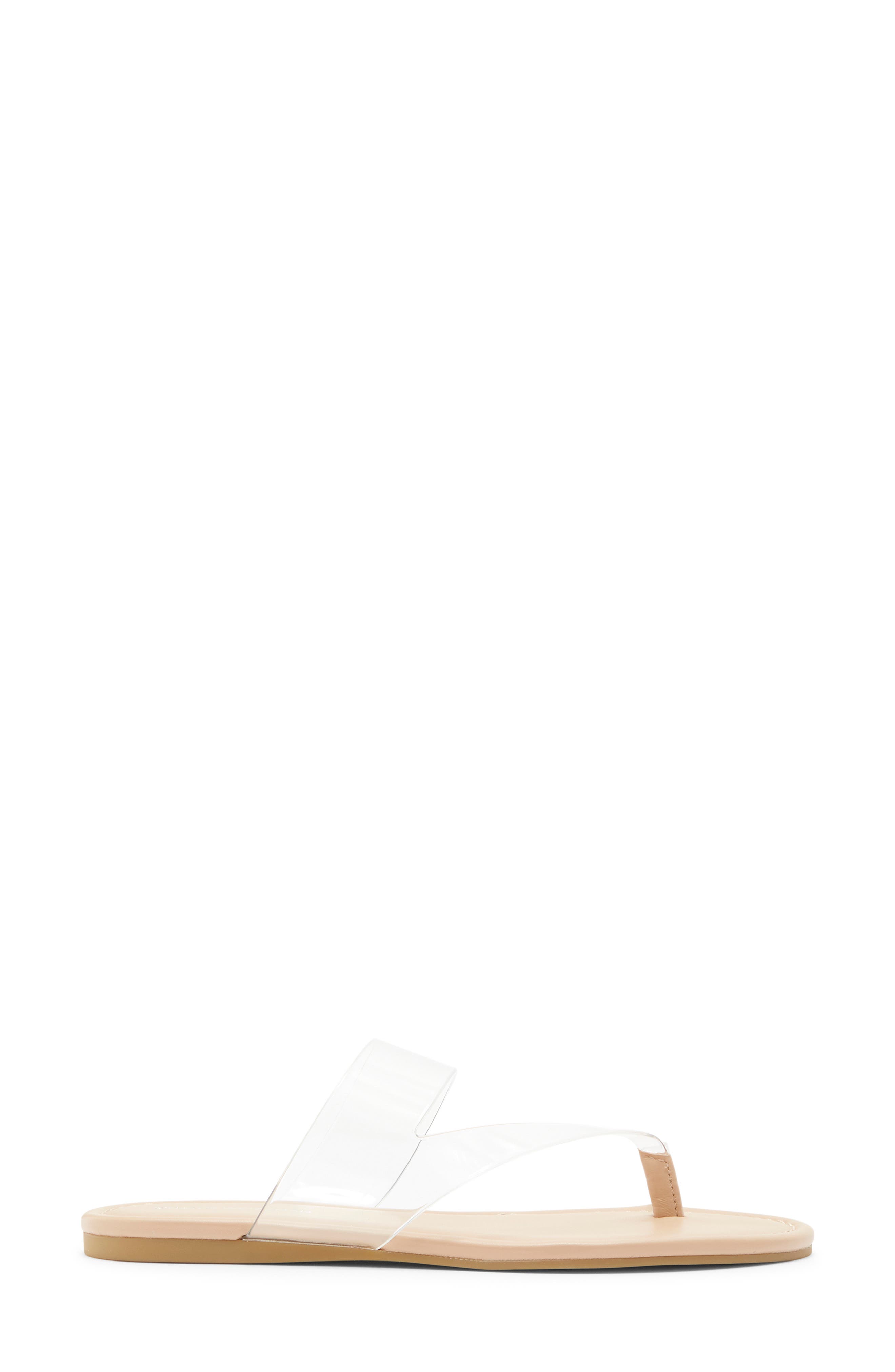Remy Toe Strap Sandal, Alternate, color, CLEAR ADOBE