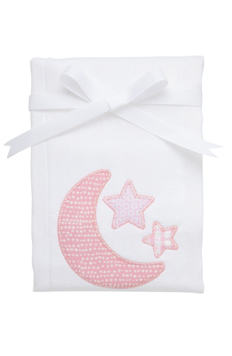 3 Marthas Pretty in Pink Applique Burp Cloth, Main, color, Pink Lullaby