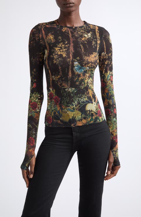Delaina Print Top