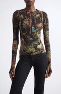 ALICE + OLIVIA Delaina Print Top
