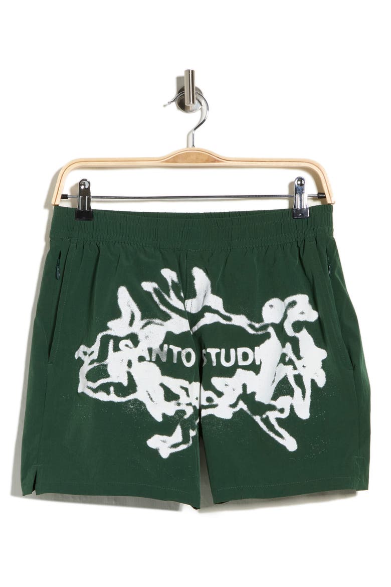 Tempo Sport Torino Vision Shorts, Main, color, FOREST