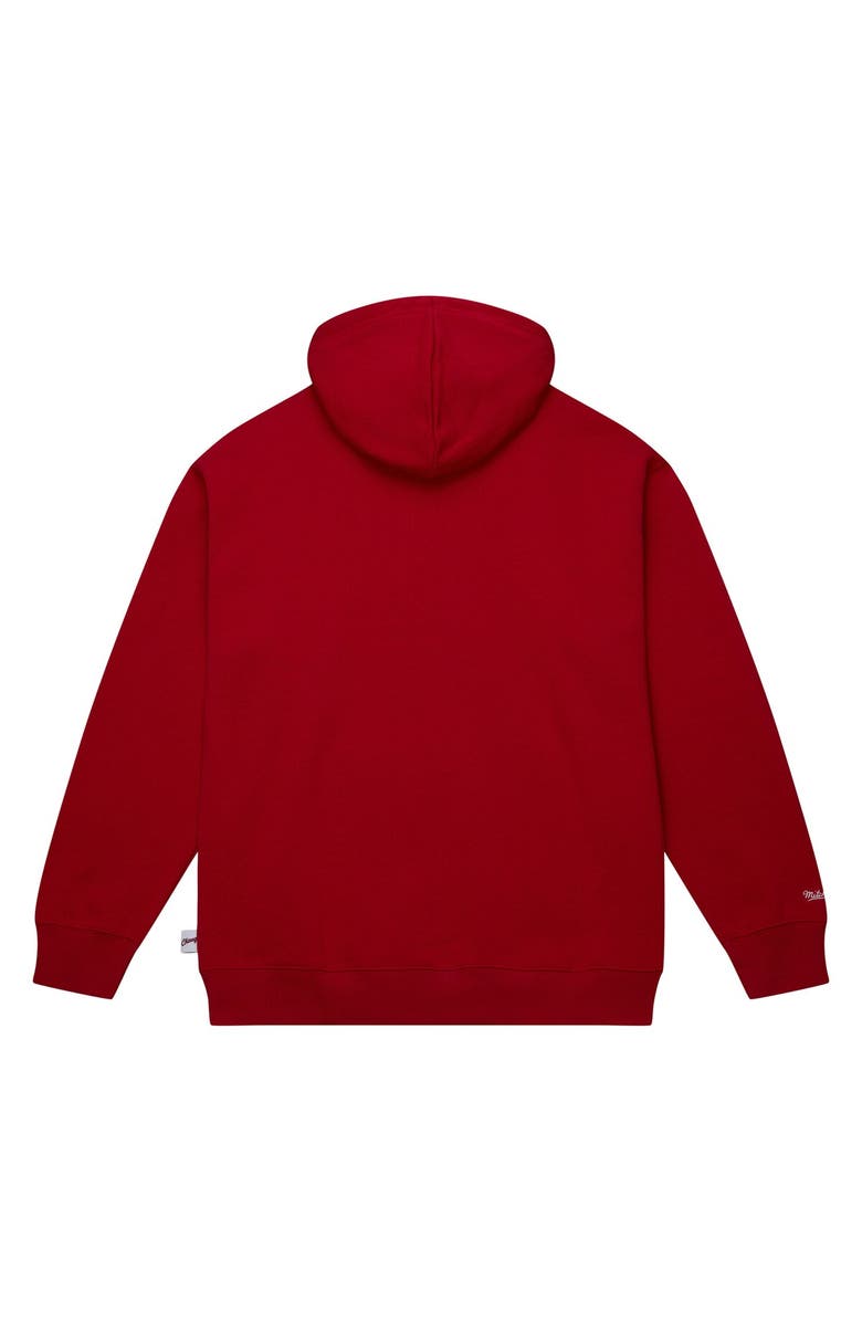 Mitchell & Ness Men's Mitchell & Ness Red Chicago Bulls Hardwood Classics Tonal Pullover Hoodie, Alternate, color,