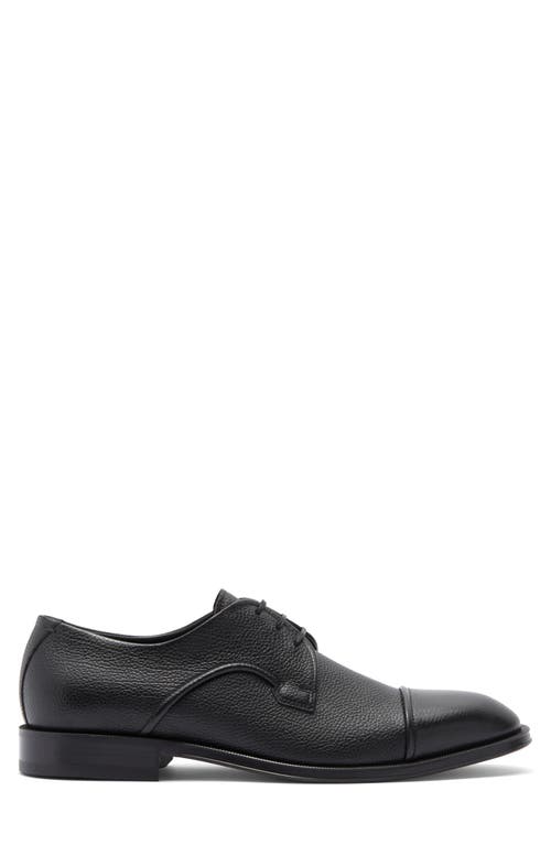Hugo Boss Derrek Leather Derby In Black