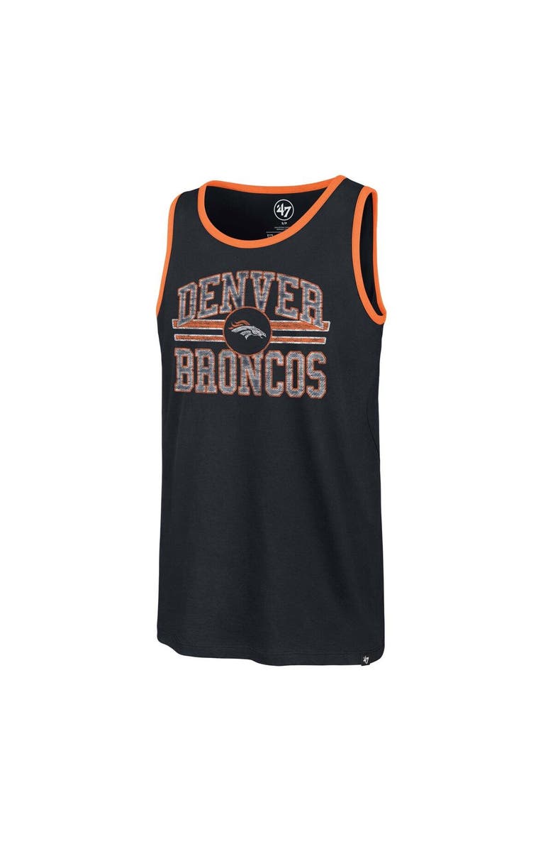 '47 Men's '47 Navy Denver Broncos Winger Franklin Tank Top, Alternate, color, 