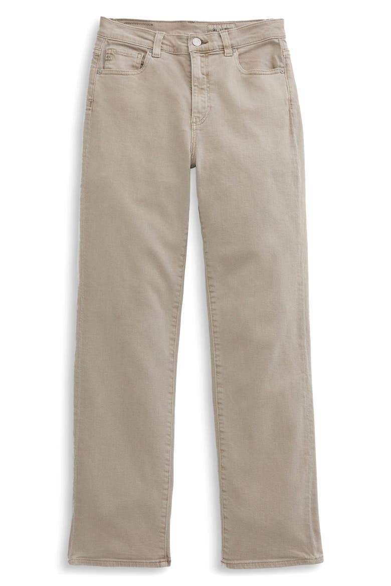 Brinley High Waist Straight Leg Jeans, Alternate, color, SULFUR LIGHT TAUPE