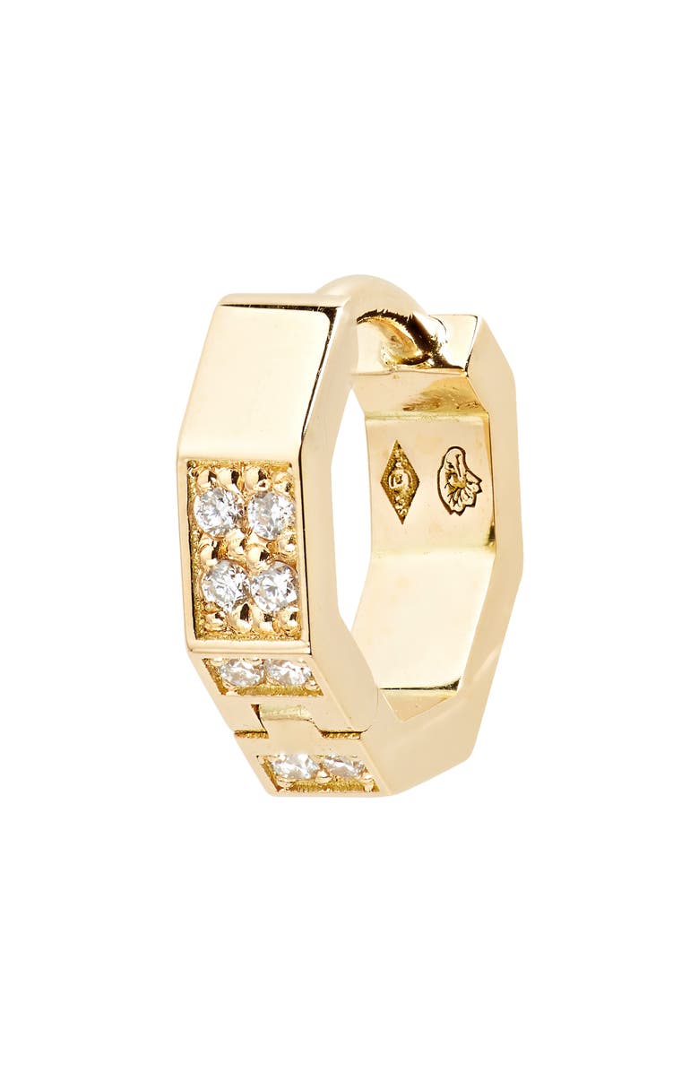 JEM Paris Octogon Single Huggie Hoop Earring, Alternate, color, 