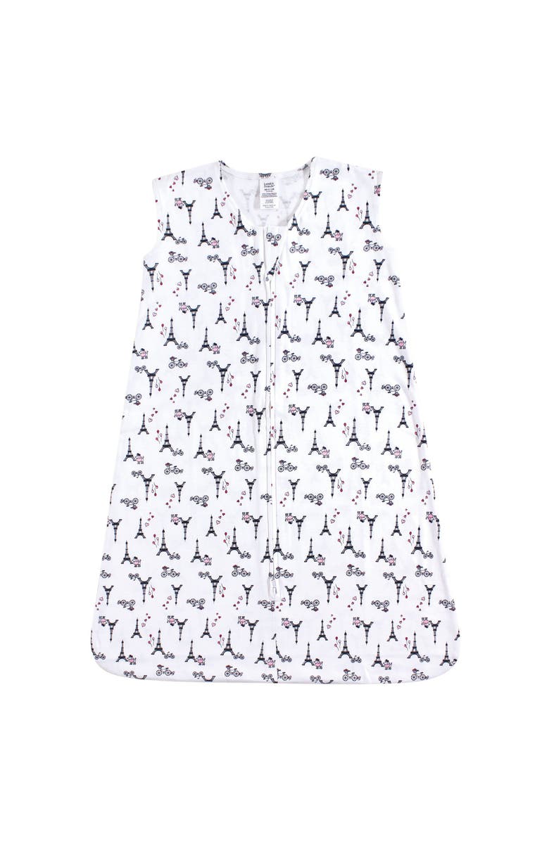 Luvable Friends Soft Jersey Cotton Sleep Sack for Cozy Nights, Main, color, French Poodle Jersey