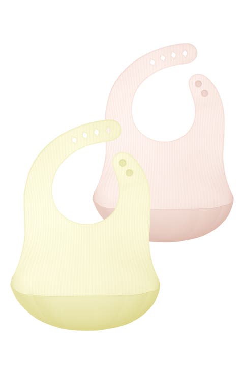 2-Pack Silicone Bibs