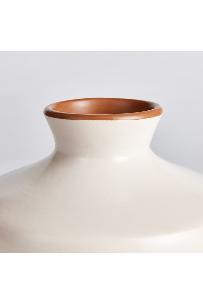 Fiorella Vase Large, Alternate, color, White