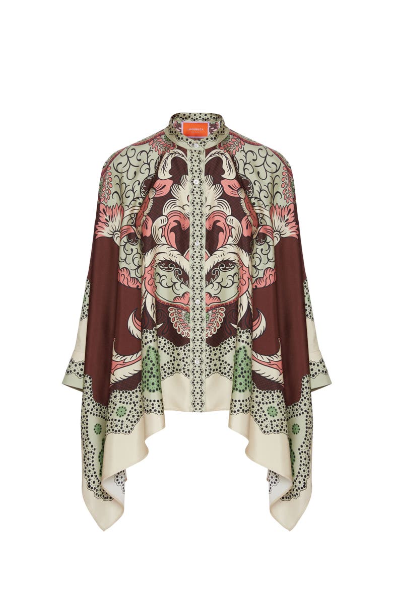 La DoubleJ Foulard Shirt Portal Placée Testa Di Moro, Alternate, color, Testa Di M