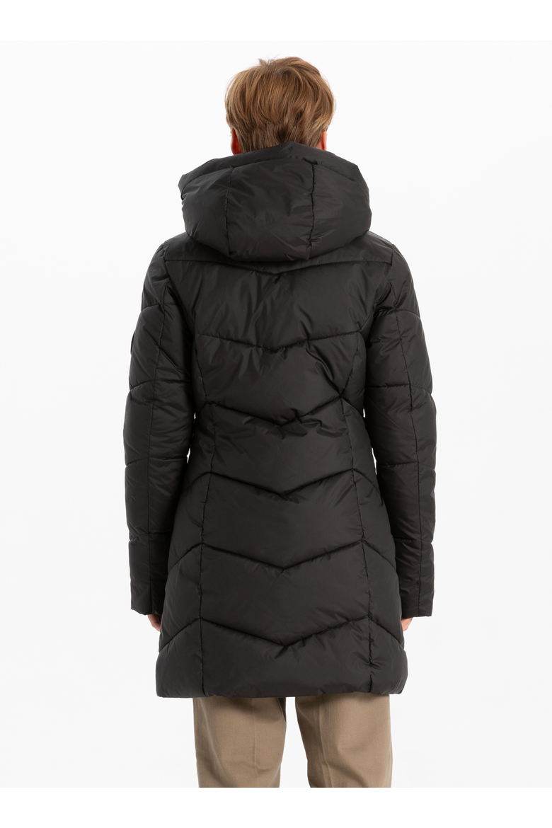 CLASSIC LONG PUFFER DESIGN, Alternate, color, Black