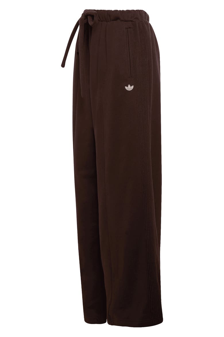 Essential Wide Leg Track Pants, Alternate, color, AURORA COFFEE