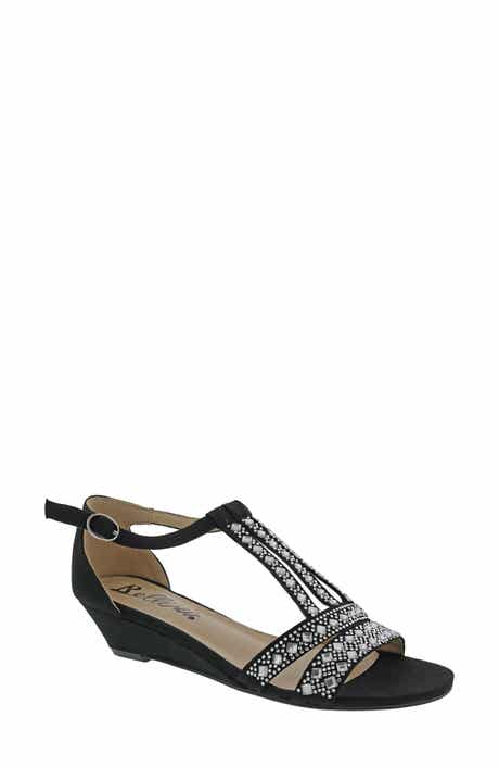 BELLINI Larris Rhinestone Wedge Sandal