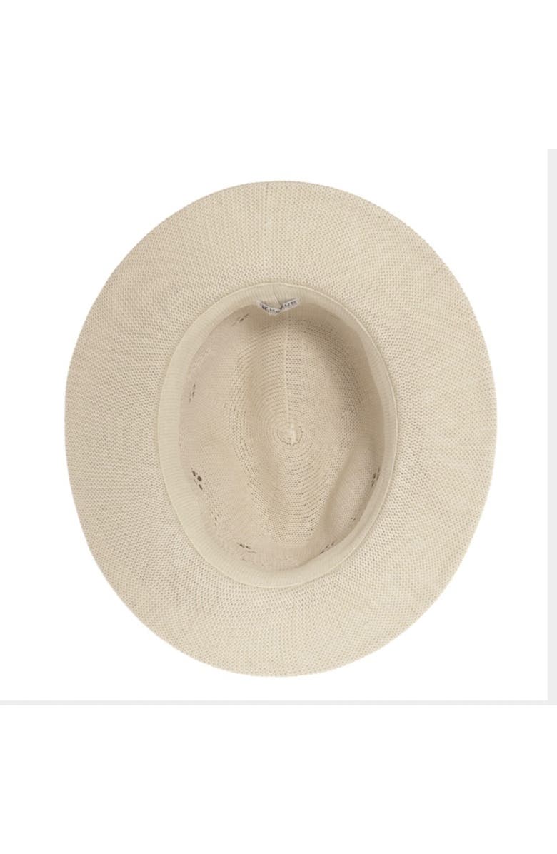 Kanut Sports Whetstone Women's Braided Leather Cord Fedora, Alternate, color, Natural