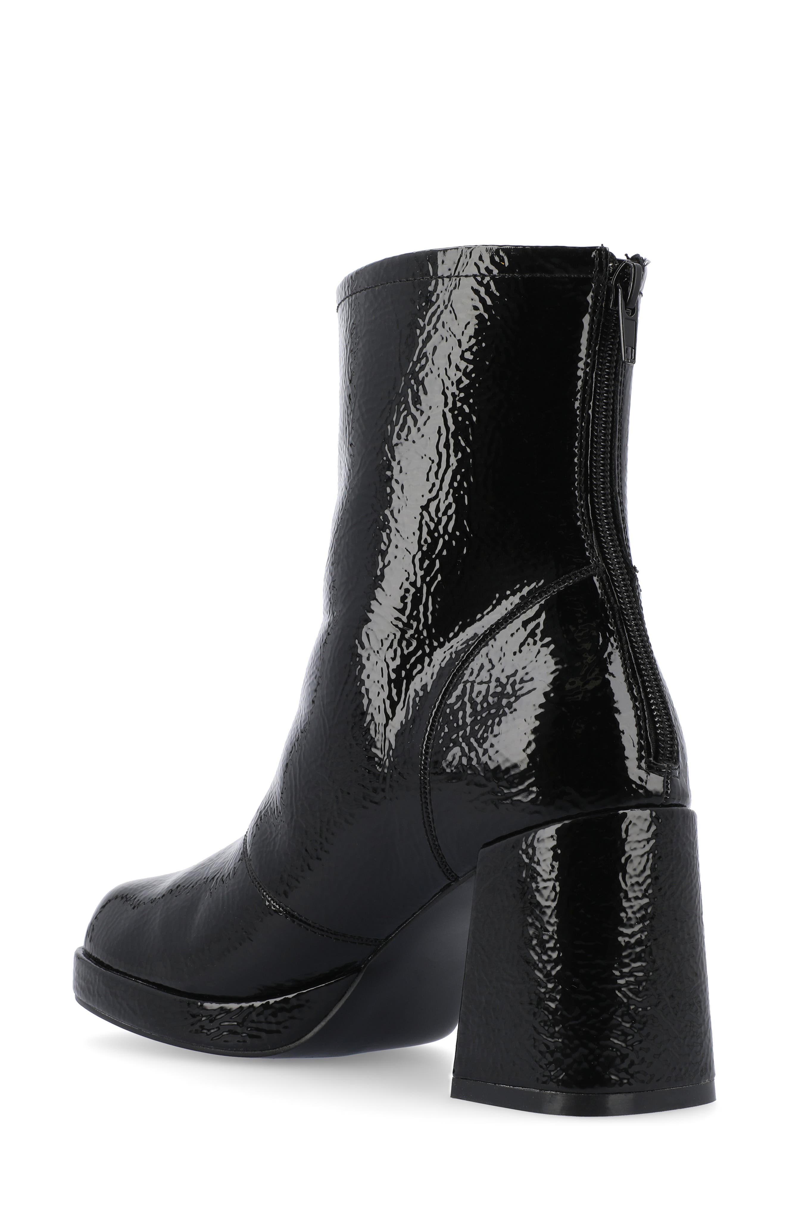 Journee Collection Aylani Bootie, Alternate, color, Black