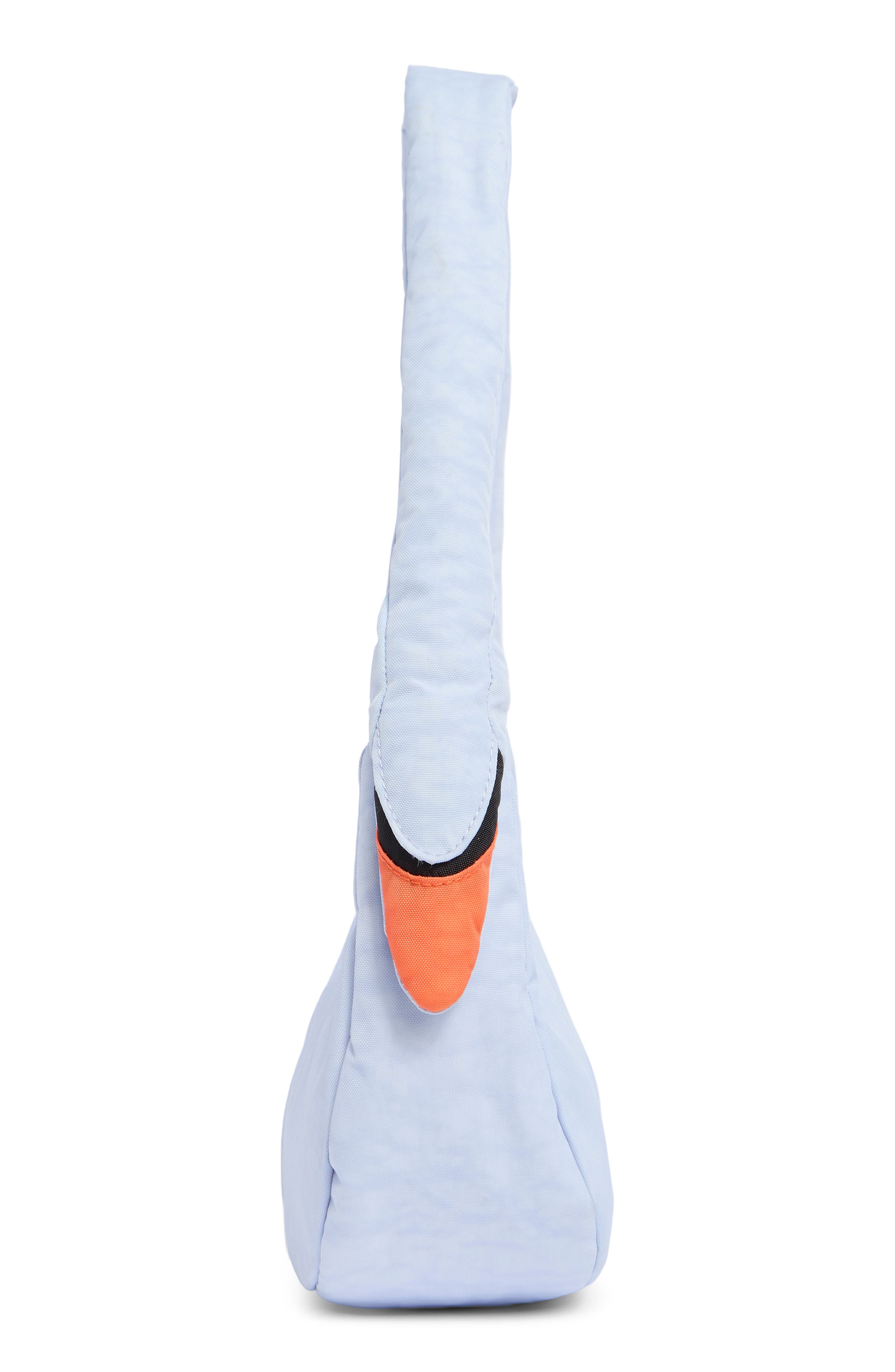 Swan Shoulder Bag, Alternate, color, LAVENDER GREY