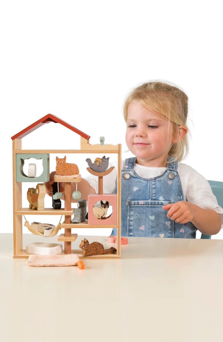 Tender Leaf Toys Purrfect Stay Cat Hotel Playset, Alternate, color, 