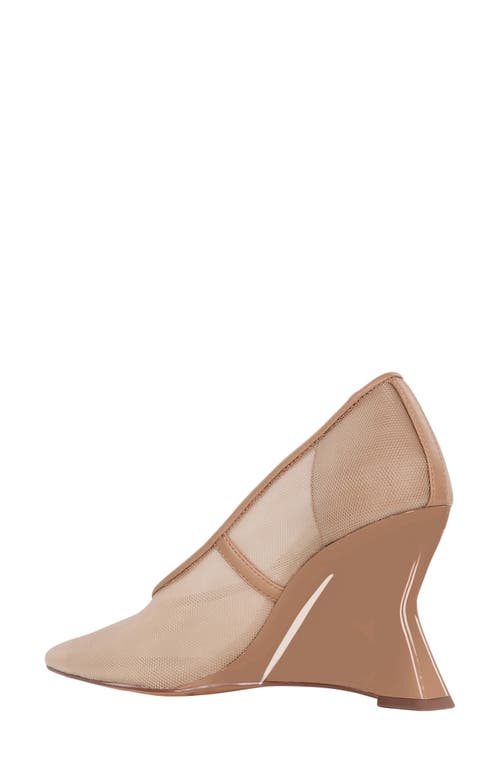 Katy Perry The Trendygurl Pointed Toe Wedge Pump In Caramel