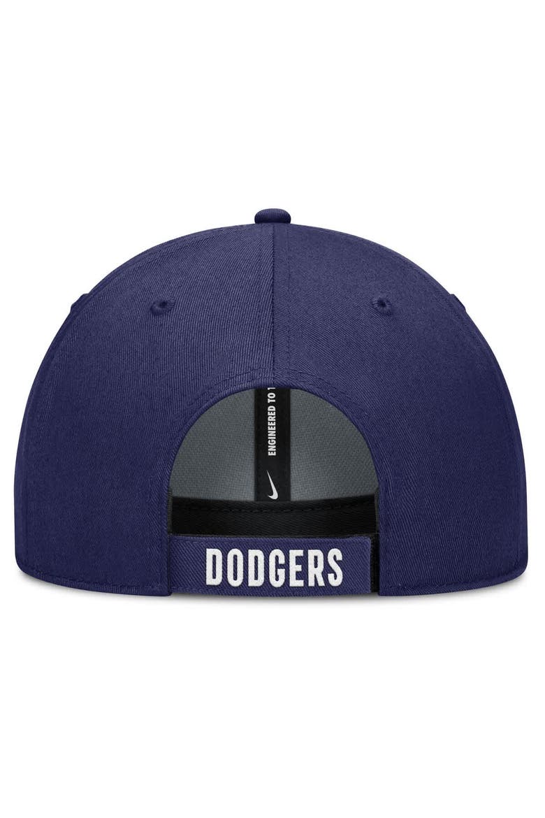 Men's Nike White/Royal Los Angeles Dodgers Club Performance Adjustable Hat, Alternate, color, White