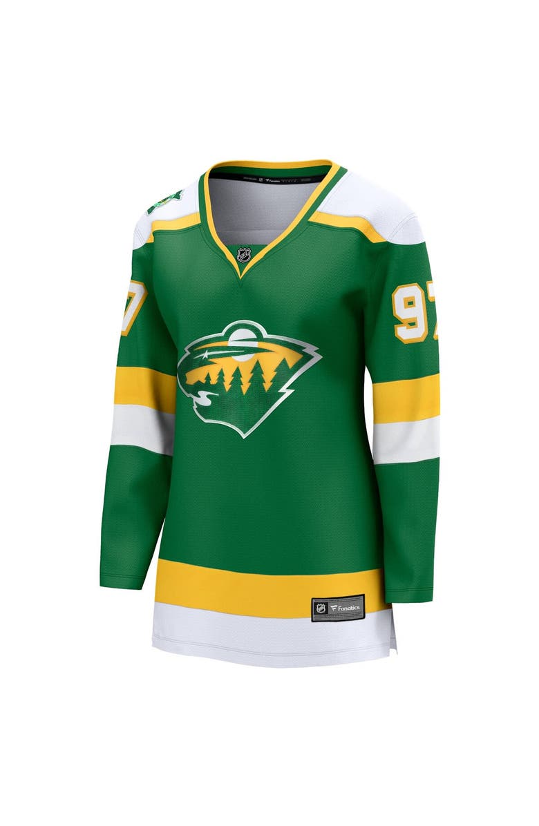 FANATICS Women's Fanatics Kirill Kaprizov Green Minnesota Wild Alternate Premier Breakaway Player Jersey, Alternate, color, Green