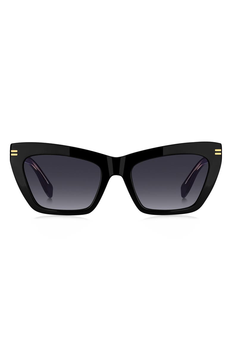 Marc Jacobs 54mm Gradient Rectangular Sunglasses, Main, color, 