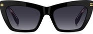 Marc Jacobs 54mm Gradient Rectangular Sunglasses