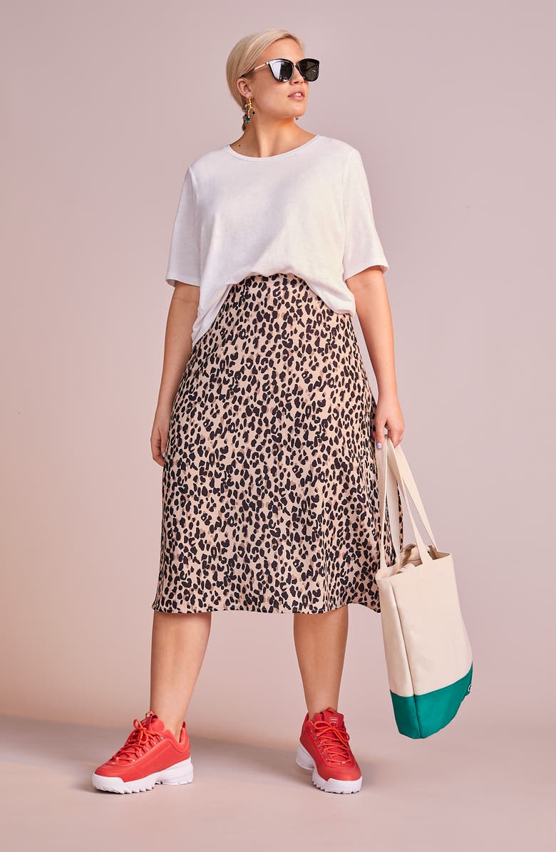 Halogen<sup>®</sup> A-Line Midi Skirt, Alternate, color, 