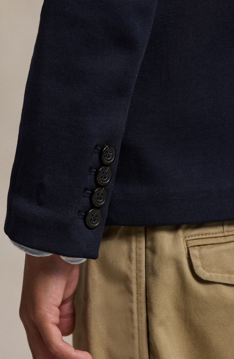 Polo Ralph Lauren Kids' Double Knit Blazer, Alternate, color, Aviatr Navy